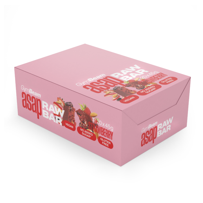 ASAP Raw Bar - GymBeam 45 g - strawberry