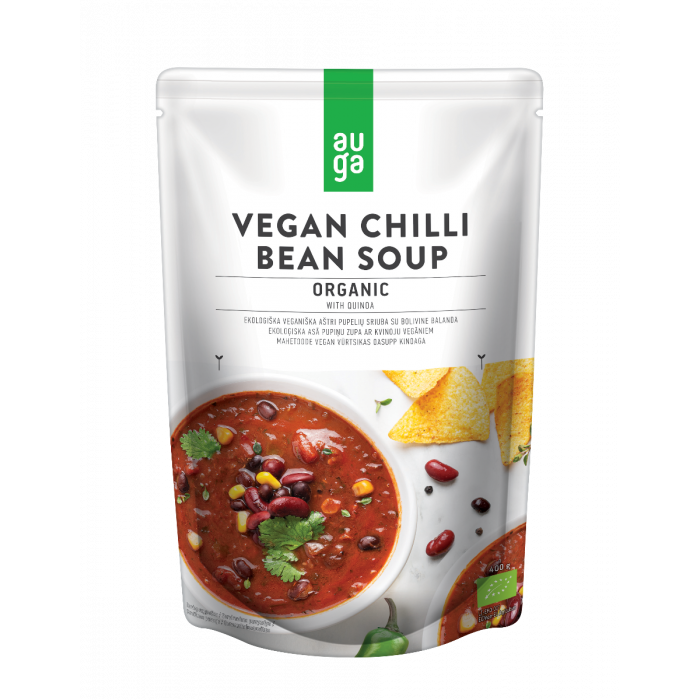 Organic vegan chilli bean soup with quinoa - Activus 400 g
