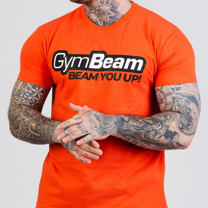Beam T-shirt Orange - GymBeam L