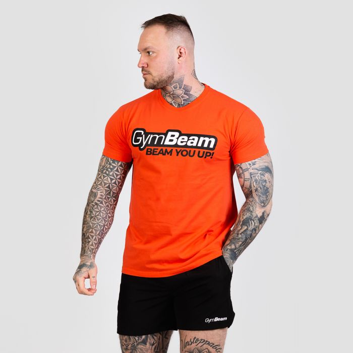 Beam T-shirt Orange - GymBeam L