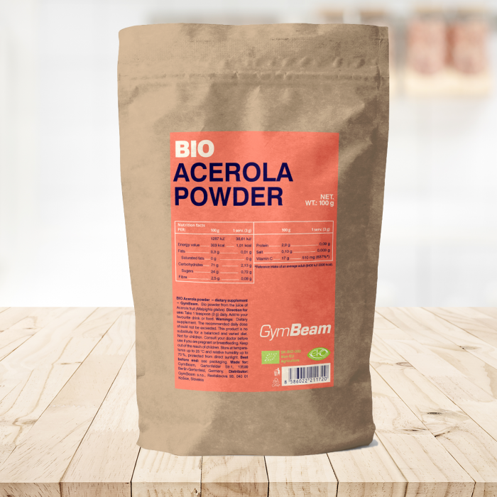 Bio Acerola powder - GymBeam 100 g