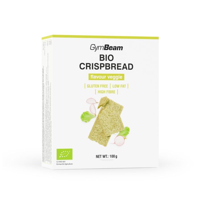 BIO Crispbread - GymBeam 100 g - veggie