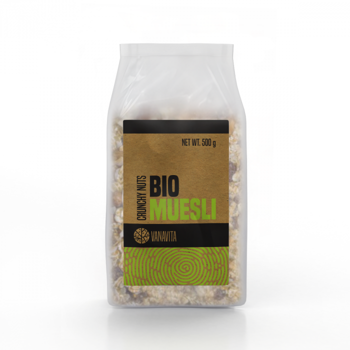 BIO Muesli - VanaVita 500 g - crispy fruits & seeds