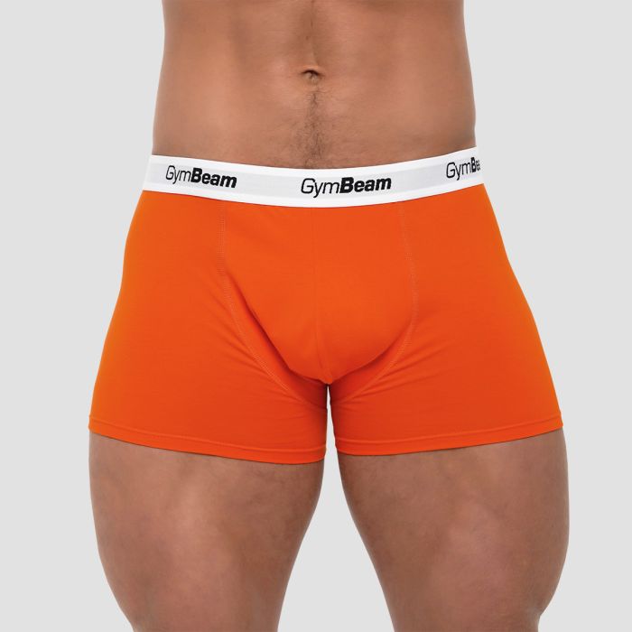 Boxer briefs Essentials 3Pack Orange - GymBeam XXXL