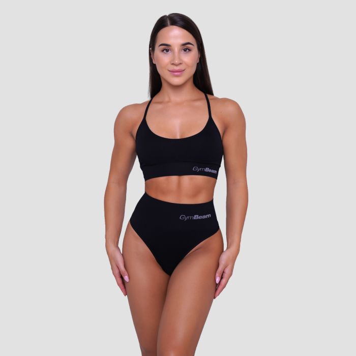 Brasilian Briefs 2Pack Black - GymBeam S