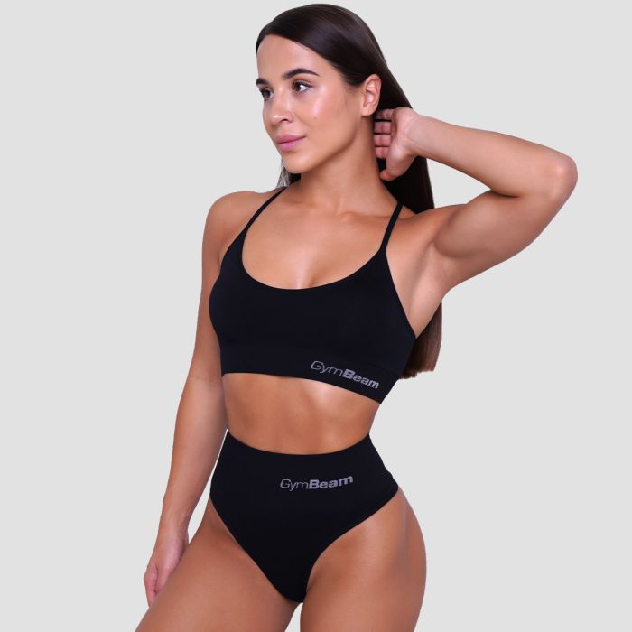 Brasilian Briefs 2Pack Black - GymBeam S