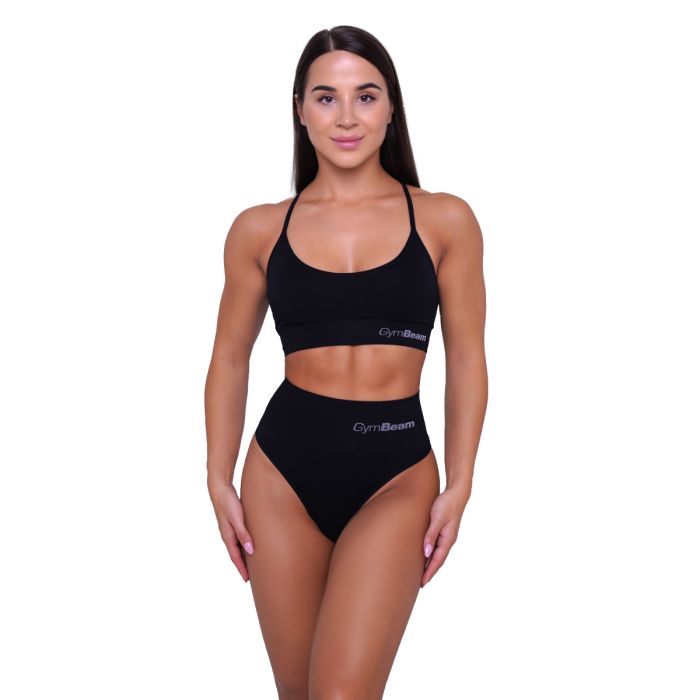 Brasilian Briefs 2Pack Black - GymBeam S