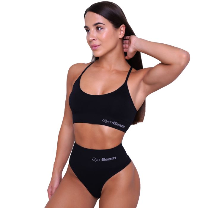 Brasilian Briefs 2Pack Black - GymBeam S