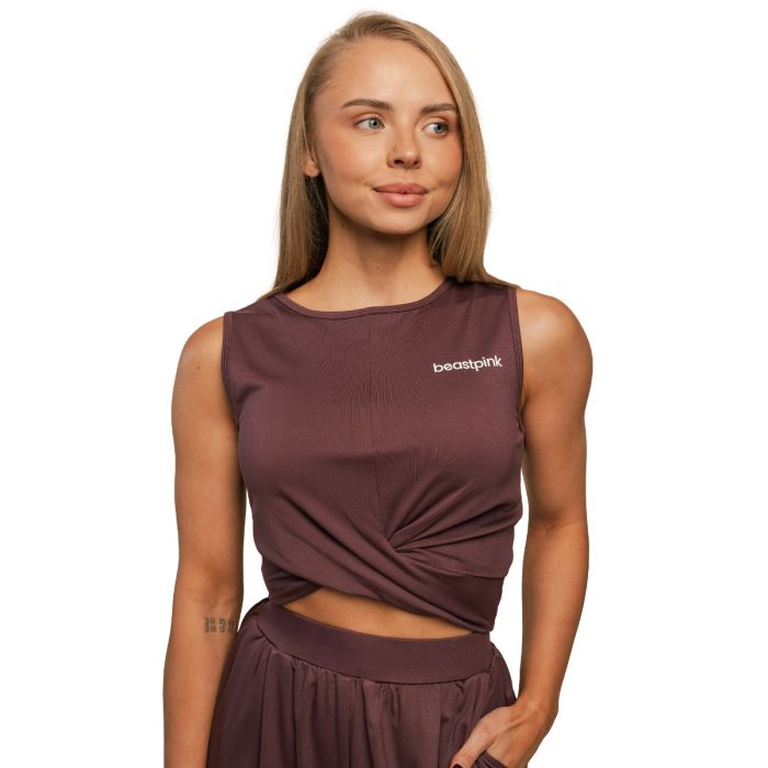 Women‘s Breeze Cropped Top Mulberry - BeastPink M