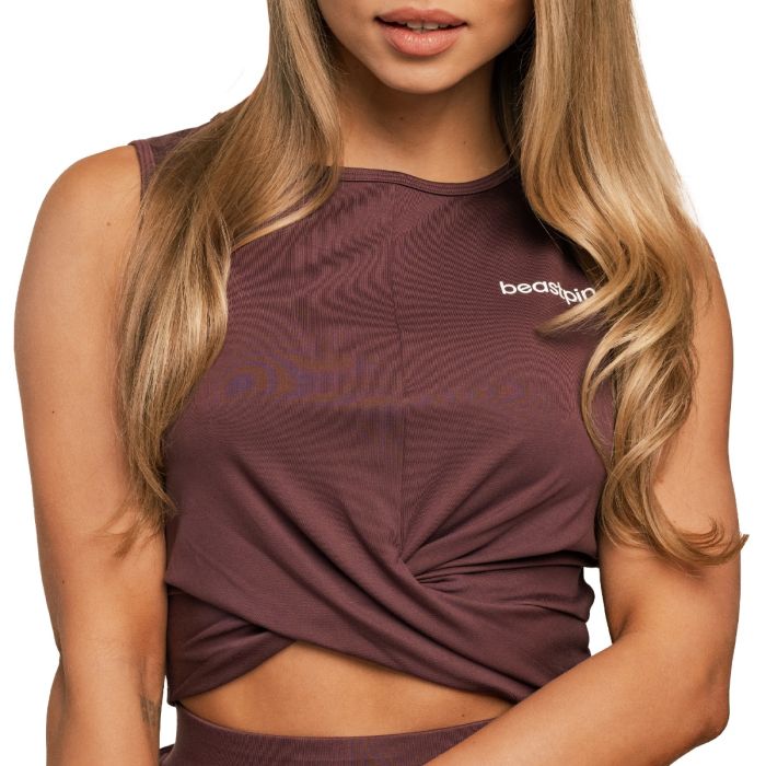 Women‘s Breeze Cropped Top Mulberry - BeastPink M