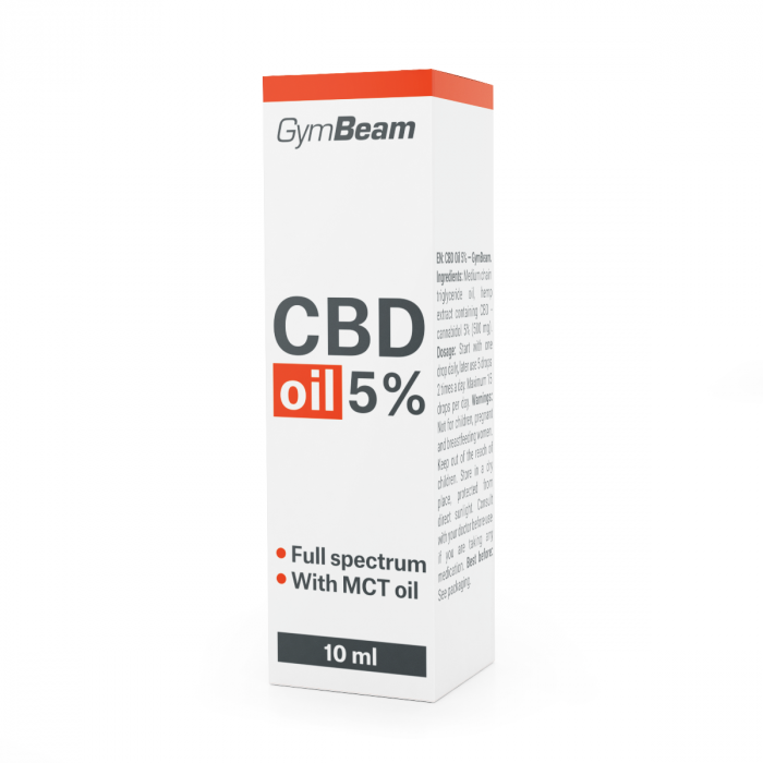 CBD ulje 5 % – GymBeam 10 ml