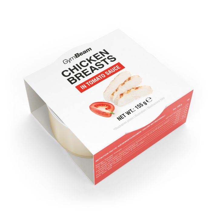 Chicken breasts in tomato sauce - GymBeam 155 g
