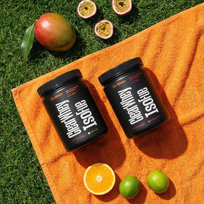 Clear Whey IsoFue - GymBeam 500 g - lemon lime