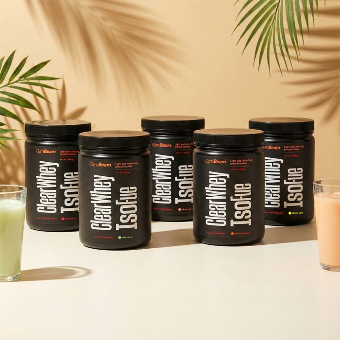 Clear Whey IsoFue - GymBeam 500 g - lemon lime