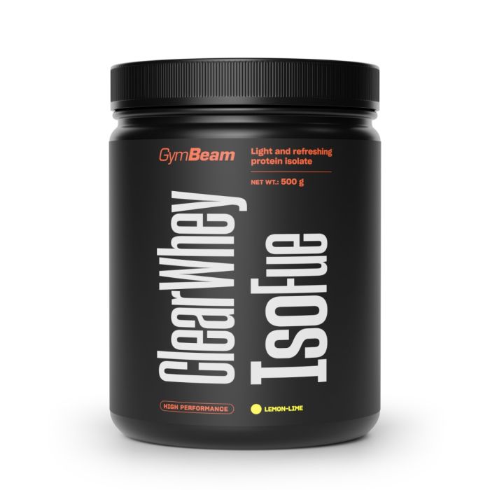 Clear Whey IsoFue - GymBeam 500 g - lemon lime