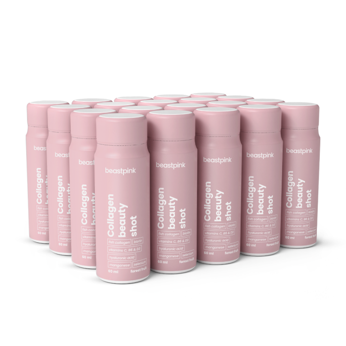 Collagen Beauty Shot - BeastPink 60 ml - orange
