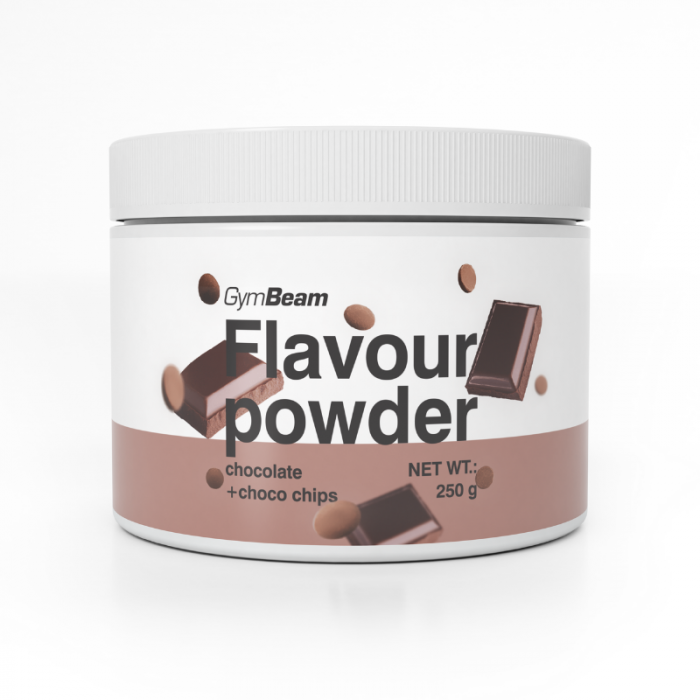 Flavour powder - GymBeam 250 g - chocolate with choco chips