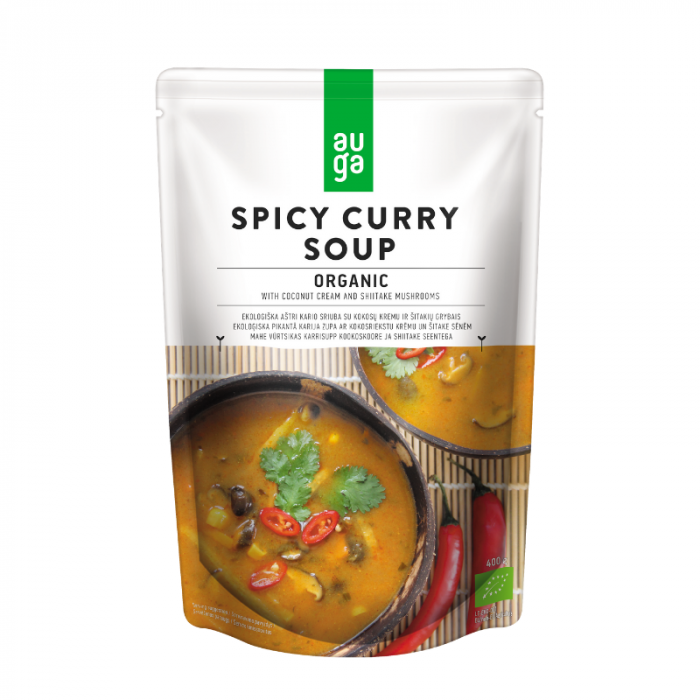 Organic Spicy curry soup - Activus 400 g