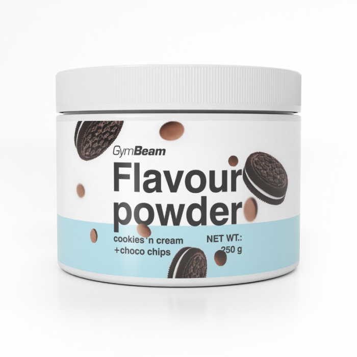 Flavour powder - GymBeam 250 g - chocolate with choco chips