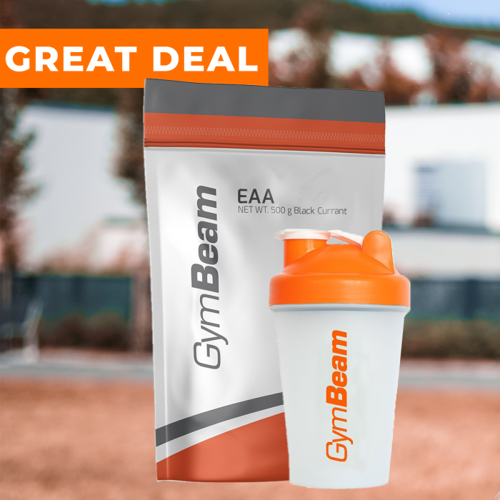EAA - GymBeam 500 g - lemon lime