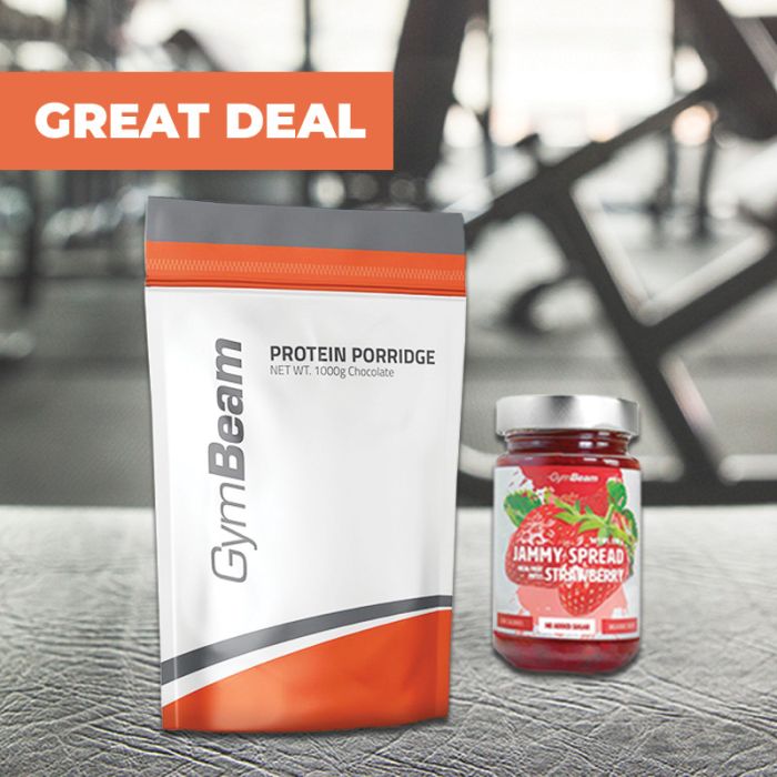Protein Porridge 1000 g - GymBeam 1000 g - cocoa