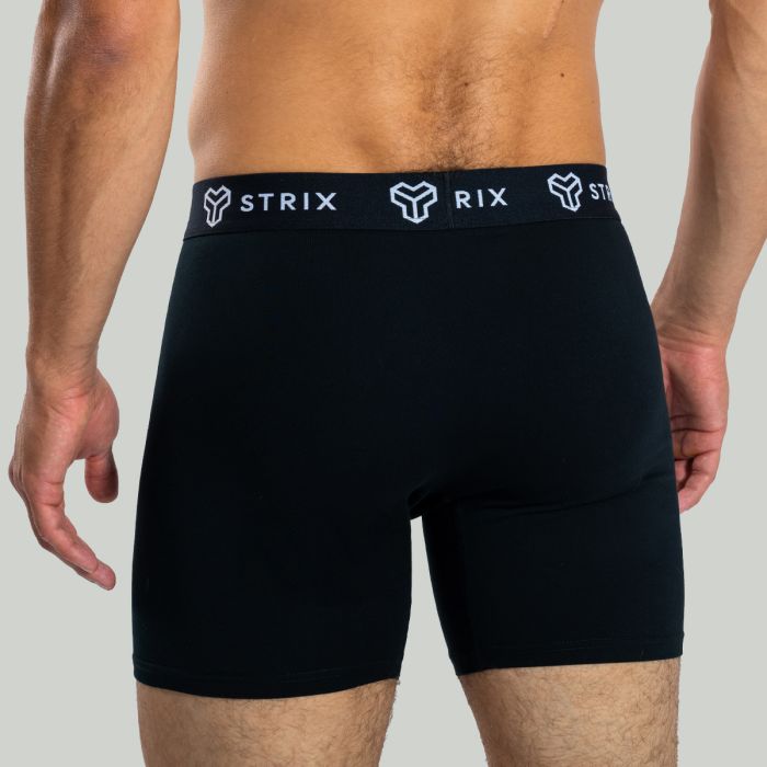Men’s Essential Boxers 2Pack Black - STRIX XL