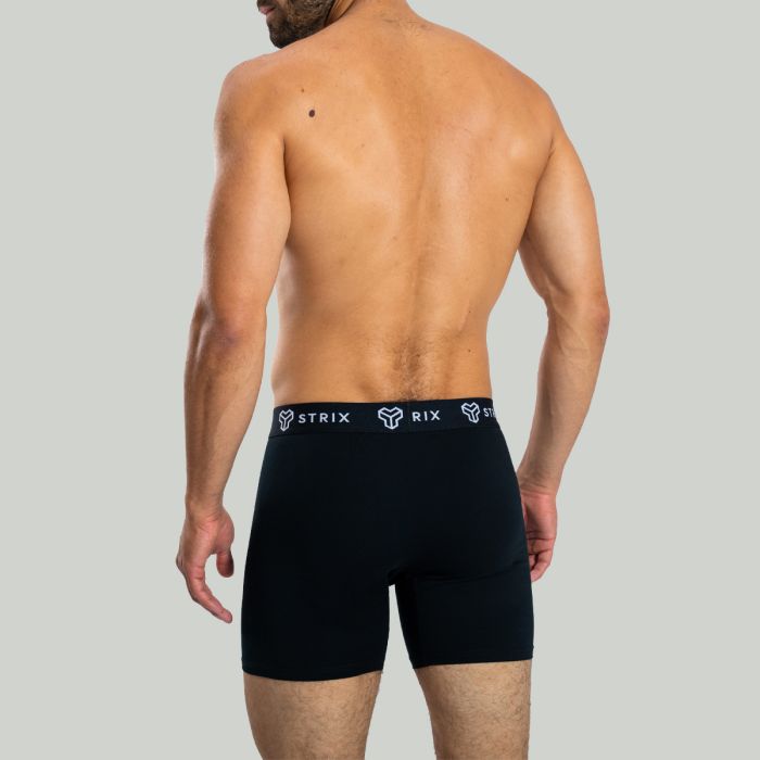 Men’s Essential Boxers 2Pack Black - STRIX XL