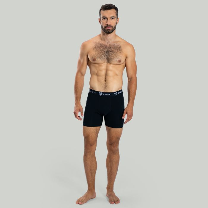 Men’s Essential Boxers 2Pack Black - STRIX XL