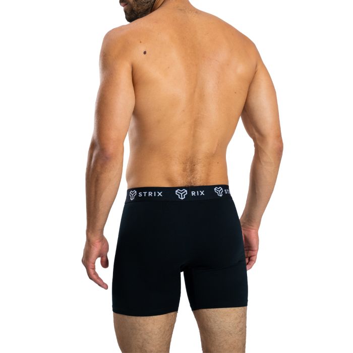Men’s Essential Boxers 2Pack Black - STRIX XL