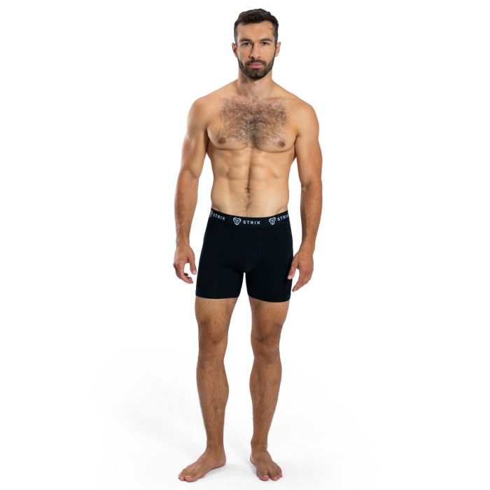 Men’s Essential Boxers 2Pack Black - STRIX XL