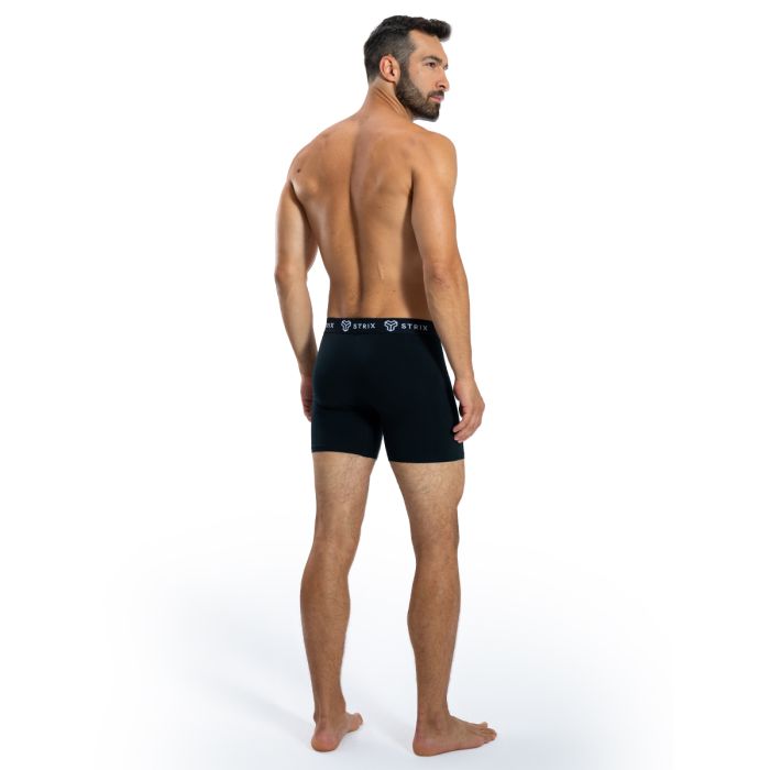 Men’s Essential Boxers 2Pack Black - STRIX XL