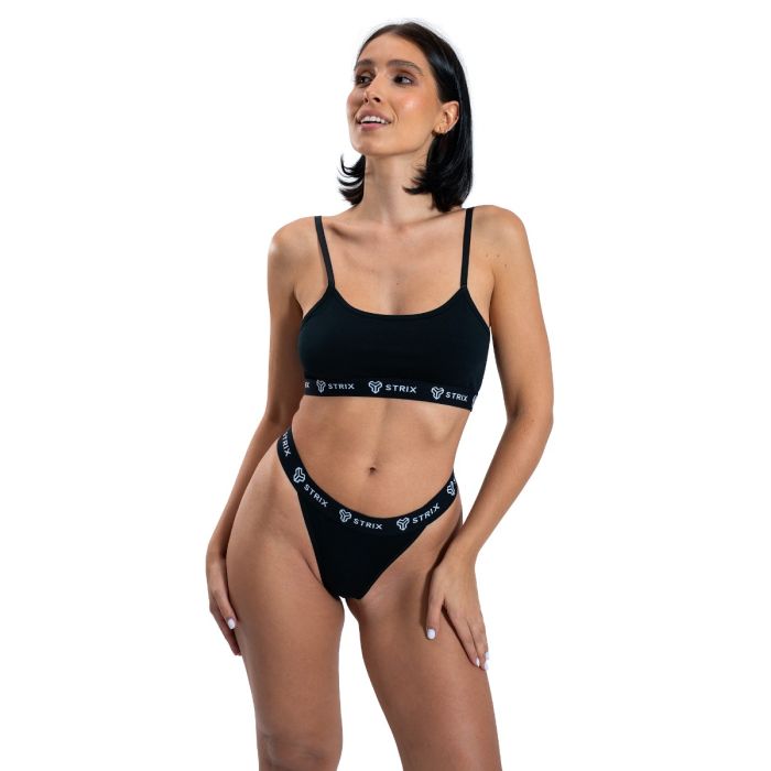 Essential Thongs 2Pack Black - STRIX M