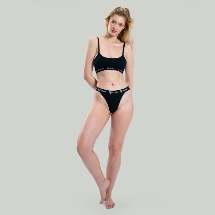 Essential Thongs 2Pack Black - STRIX M