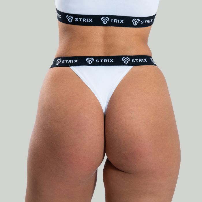 Essential Thongs 2Pack White - STRIX S