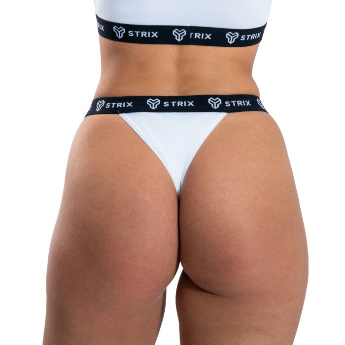 Essential Thongs 2Pack White - STRIX S