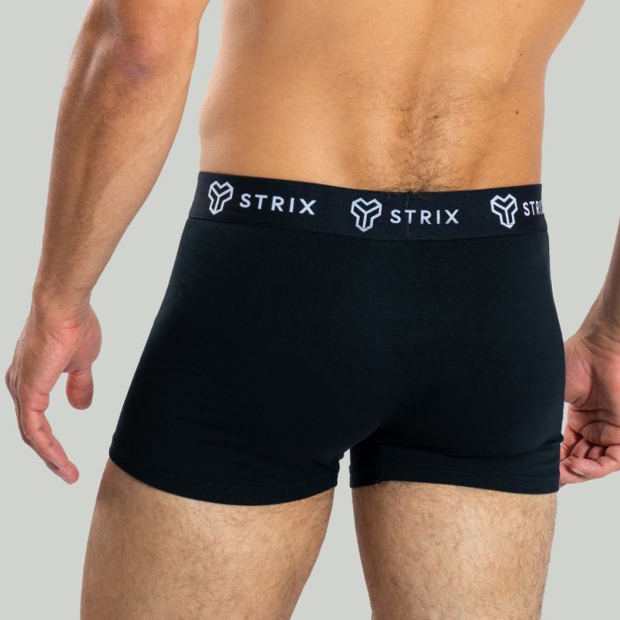 Men’s Essential Trunks 2Pack Black - STRIX L