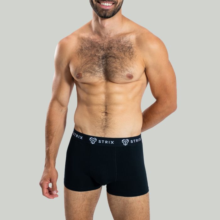 Men’s Essential Trunks 2Pack Black - STRIX L