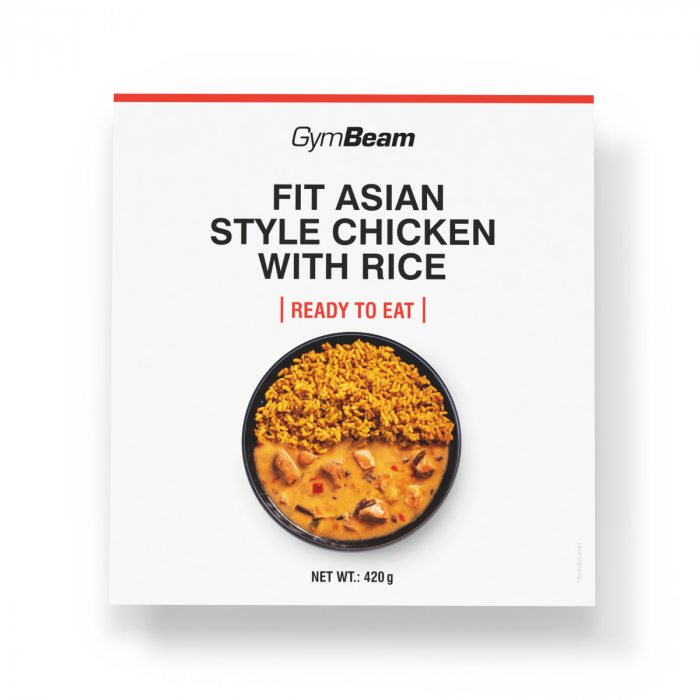 FIT Asian style chicken with rice Ready to eat - GymBeam 420 g