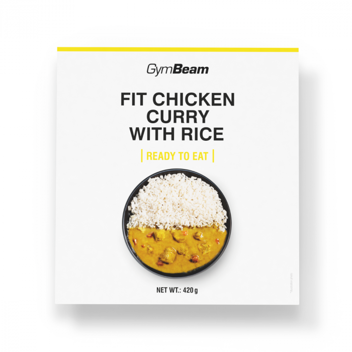 FIT Chicken curry with rice Ready to eat - GymBeam 420 g