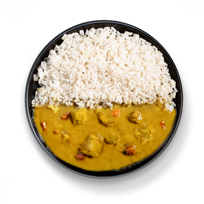 FIT Chicken curry with rice Ready to eat - GymBeam 420 g