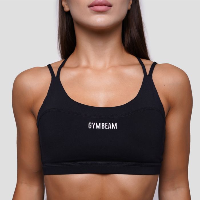 FIT Sports Bra Black - GymBeam XS