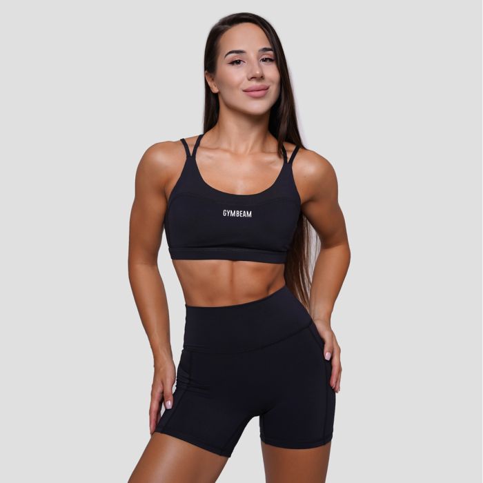 FIT Sports Bra Black - GymBeam XS