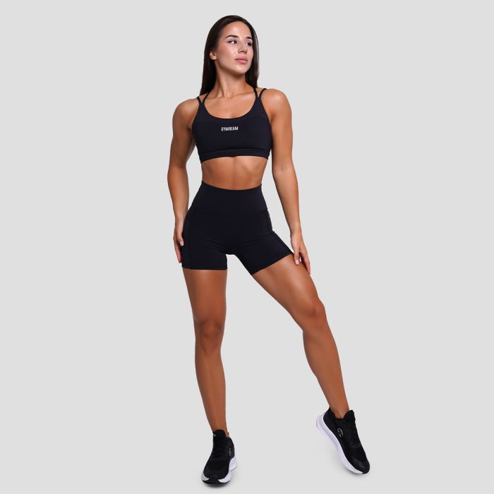 FIT Sports Bra Black - GymBeam XS
