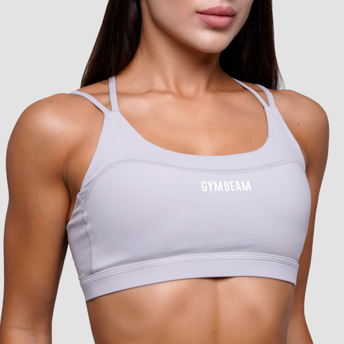 FIT Sports Bra Mist Grey - GymBeam M