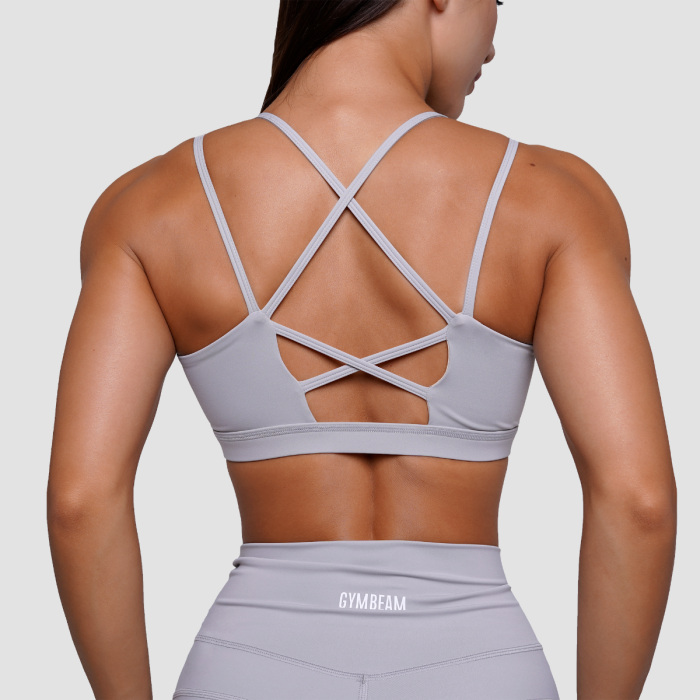 FIT Sports Bra Mist Grey - GymBeam M