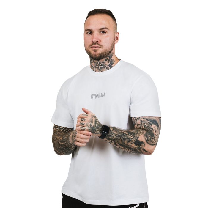Men‘s T-shirt FIT White - GymBeam L