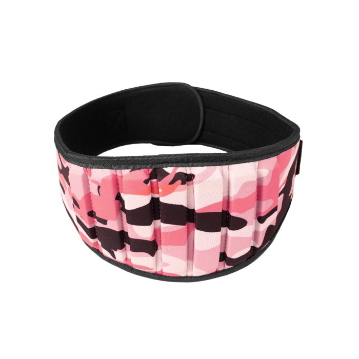Women‘s Fitness Belt Pink Camo - GymBeam XS