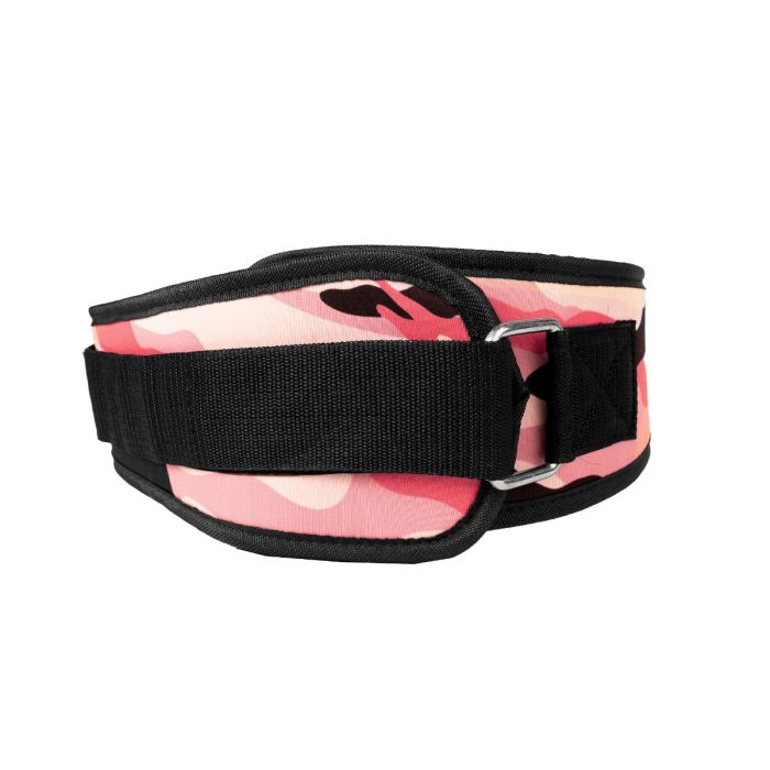 Women‘s Fitness Belt Pink Camo - GymBeam XS