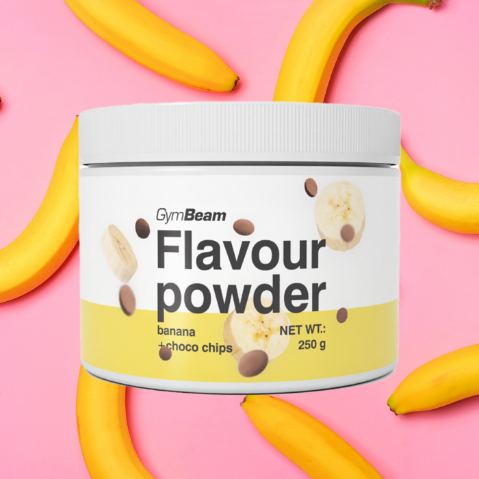 Flavour powder - GymBeam 250 g - chocolate with choco chips
