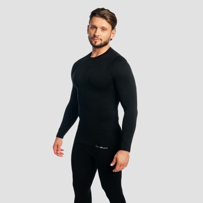 Fuse Longsleeve T-shirt Black - GymBeam L